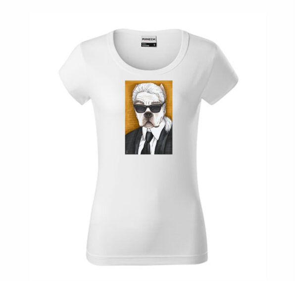 Karl Boxerfeldl - Női kerek nyakú rövid ujjú póló - Image 3