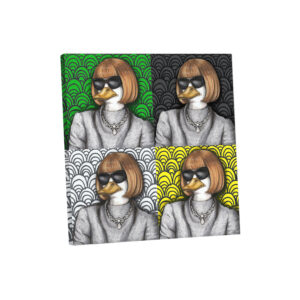 Anna Ducktour, négyes - Négyzet alakú vászonkép