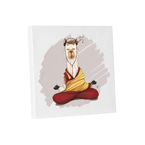 A Láma dalai - Négyzet alakú vászonkép