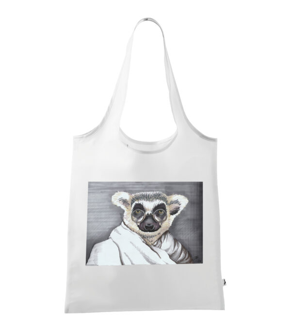 Lemúr Gandhi - Összehajtható bevásárló szatyor - Image 3