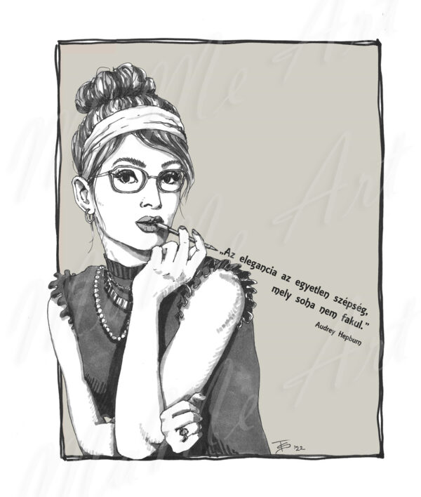 Modern Audrey Hepburn - Bevásárló táska - Image 2